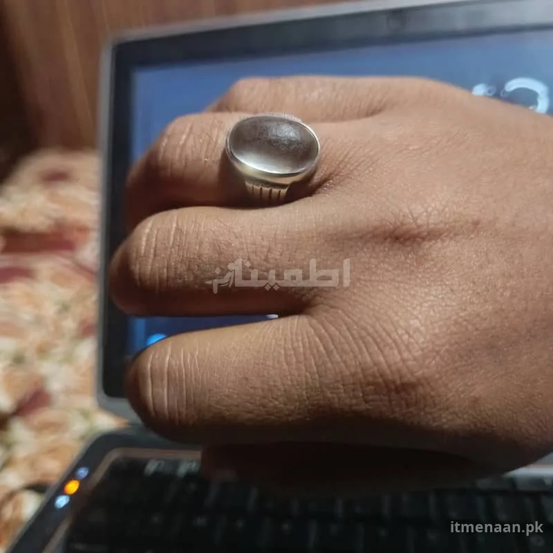 Genuine Durr-e-Najaf Silver Ring in Excellent Condition – Akbar Road, Okara