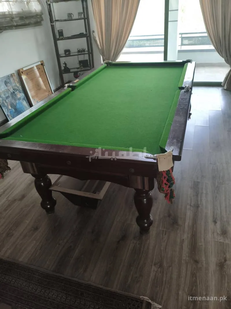 Premium Snooker Table 4.5x10 ft – Marble Top – Slightly Used – Islamabad for sale in Naval Farms Housing Scheme, Islamabad