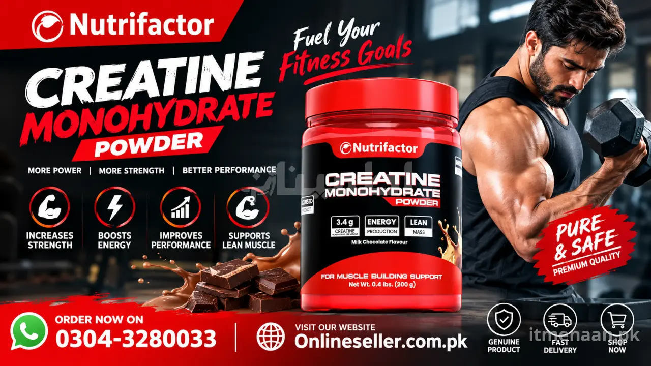 Creatine Monohydrate Powder In Pakistan | 03043280033 for sale in DHA, Lahore