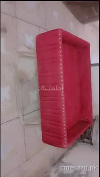 Bambies Brand New Velvet Baby Cot – Strong Iron Frame, Stylish & Safe for Little Ones – DHA Defence Lahore for sale in DHA Defence, Lahore
